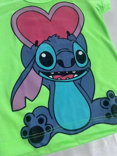 Camiseta Stitch Disney ? Tamanho 1 Ano