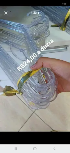 Cabide acrílico