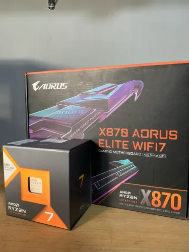 Kit Ryzen 7 7800x3d + x870 Aorus Elite