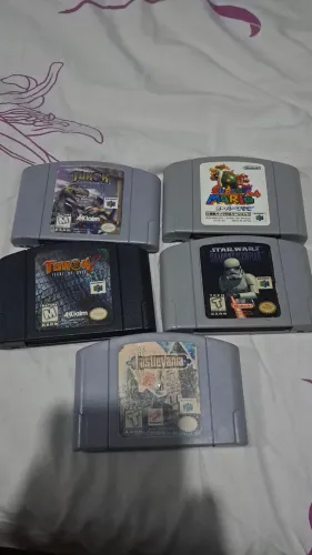 Lote jogos nintendo 64