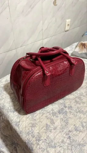 Bolsa de Viagem Vermelha Grande - Mala de Mão