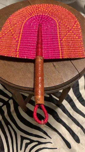 Leque africano - decorativo
