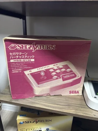Controle Arcade para Sega Saturn Virtua Stick