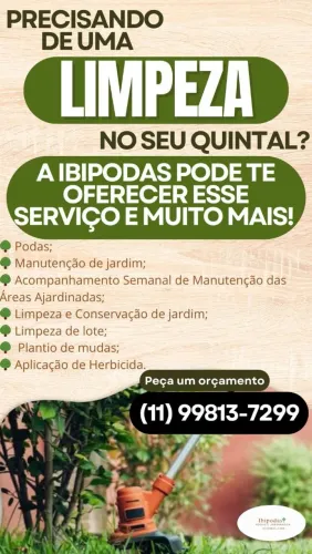 Podas e jardinagem