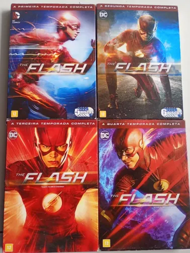 1, 2, 3 e 4 Temporada Completa de Flash