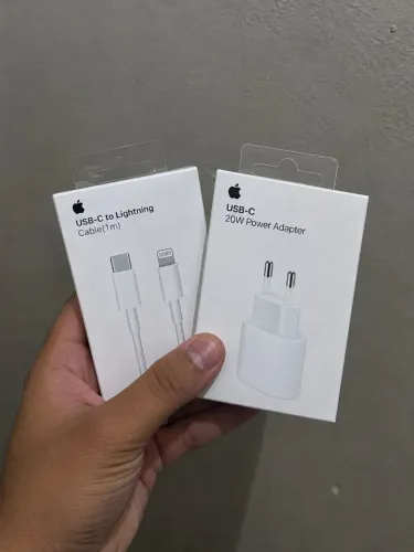 Kit Carregador Apple 20W + Cabo Carregamento Rápido e Seguro Homologado pela Anatel