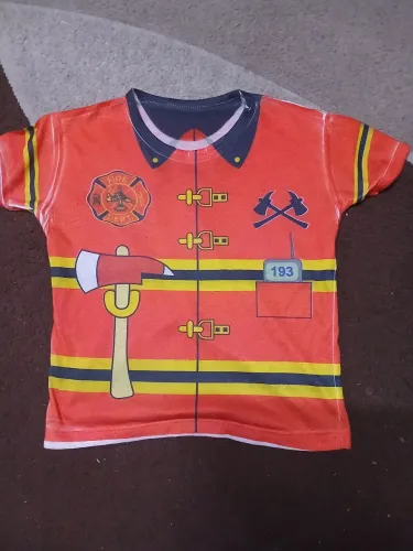 Camiseta bombeiro tam 4