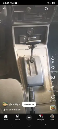 Câmbio automático alavanca em baixo completo do opala ou caravan.