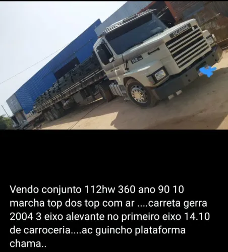 Scania 112hw carroceria gerra