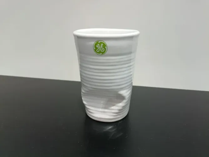 Copo De Porcelana  Amassado  GE
