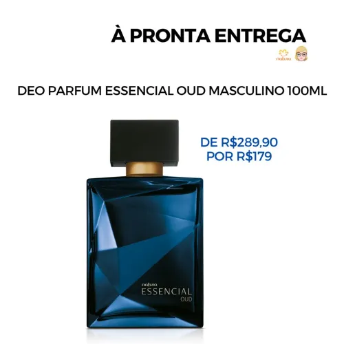 Deo Parfum Essencial Oud masculino Natura