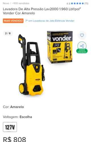 Lavadora de alta pressão 