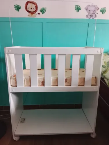 Mini berço com colchão