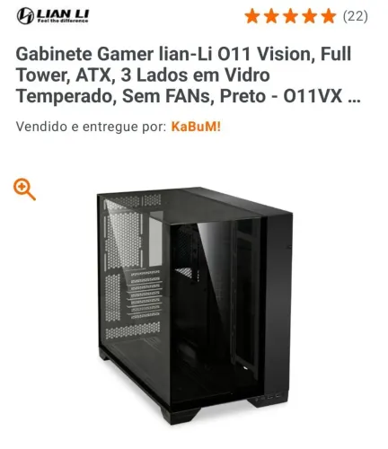 Gabinete Lian-Li 011 Vision Gamer
