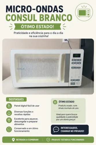 Vende se microondas consul 