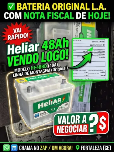 Bateria Heliar 48am