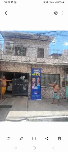 VENDE SE CASA NO BAIRRO DA CREMAÇÃO RUA DA FEIRA COM PONTO COMERCIAL JUNTO