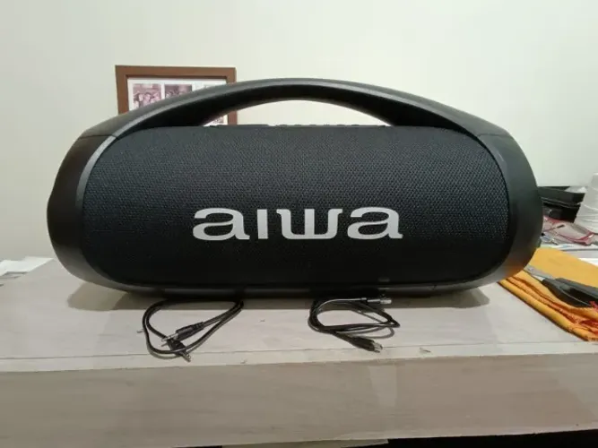 Aparelho Som Aiwa mod. AWS544BT  Pot.  de saida 220W.  1100 PMPO