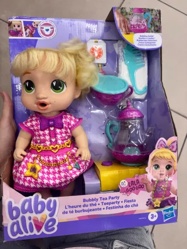 Boneca baby alive hora do chá