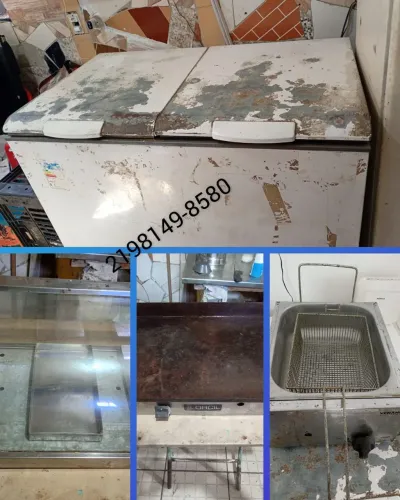 Para bar, lanchonete, restaurante, freezer fritadeira estufa chapa fogão Industrial .