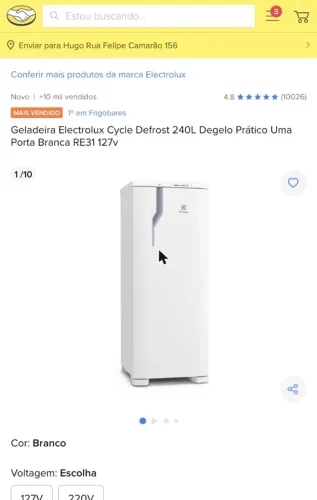 Geladeira Electrolux 240L Grafitada por Artista - Única!