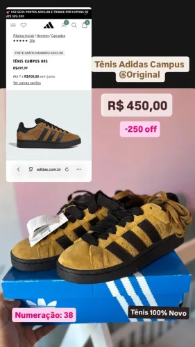 Tênis Original - Adidas Campus