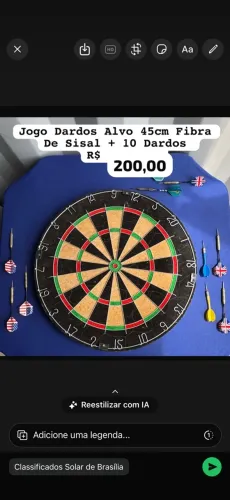 Alvo dardo