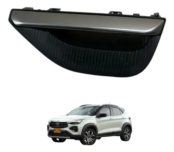 Moldura Parachoque Dianteiro Direito Fiat Pulse 2021 A 2024 Preto Fosco