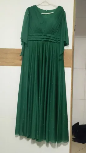 Vestido de gala verde novo