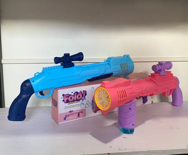 Lança bolhas grande de brinquedo pra fazer bolha de sabão