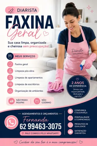 Faxineira diarista 