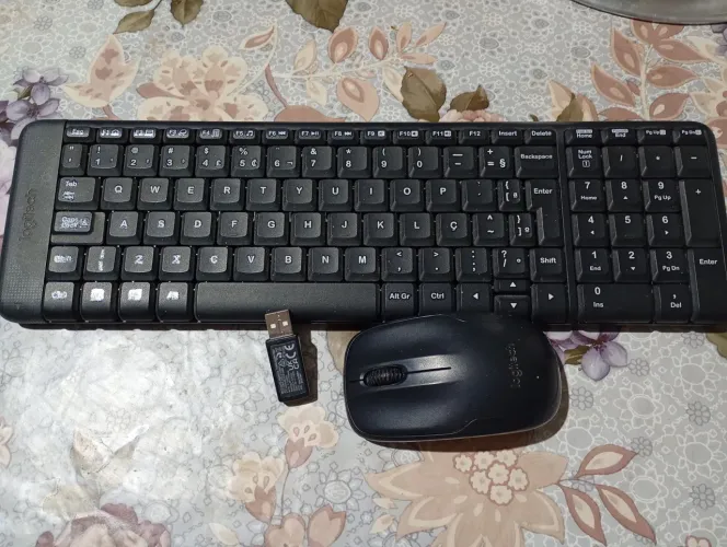 Mouse E Teclado Sem Fio Logitech (estragados)