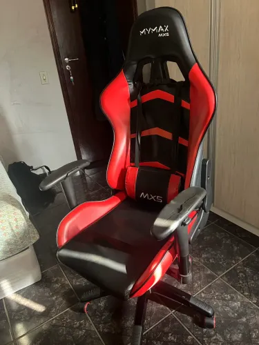 Cadeira Gamer Mymax MX5 (Preta e Vermelha)