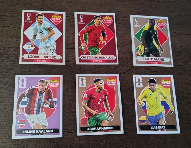 Figurinhas raras copa do mundo