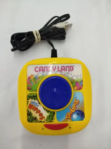 Antigo Vídeo game plug play importado candy Land 