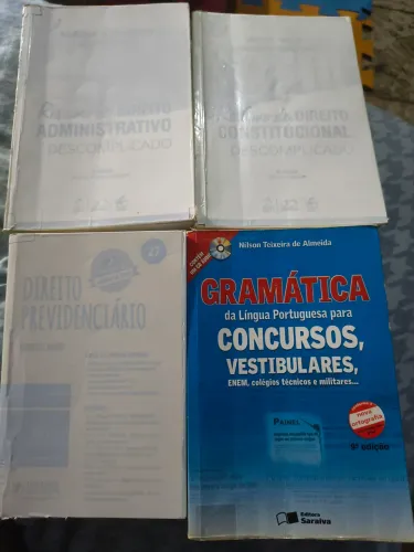 Livros para concurso, INSS e outros
