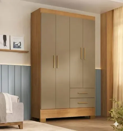 Guarda roupa Maia com 4 portas