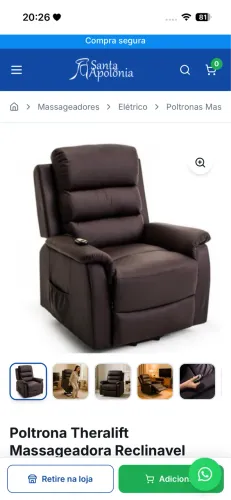 Poltrona reclinável 