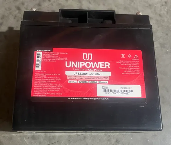 Bateria Unipower Nova UP12180 12v 18a