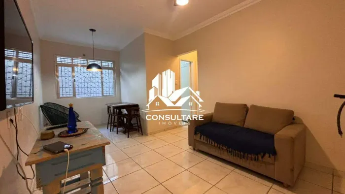 Apartamento Térreo com Quintal em L  66m² a venda, no Macuco  399mil - Santos Cód 6069 CPS