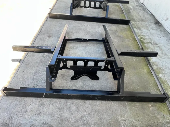 Para choque traseiro e pedaço de chassi suporte de placa, caminhão 3/4.