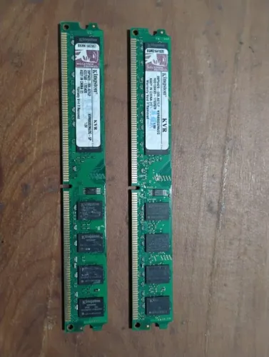 Memórias DDR2 800MHz pentes de 2GB