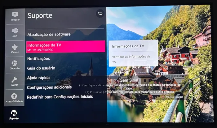 Smart TV LG 65 4K UHD - 65UN7310PSC - Ótimo estado