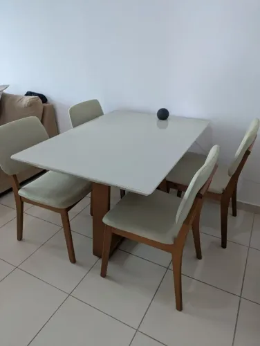 Mesa de jantar retangular 120x90