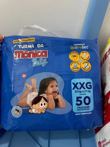 Fraldas turma da Mônica