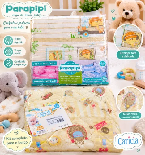 Kit Berço , Enxovais Completo 4 Peças