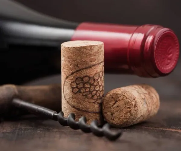 Rolhas de vinho para decoração e artesã