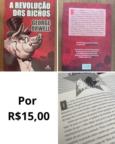 Livro A Revolução dos Bichos - George Orwell | Usado, Conservado