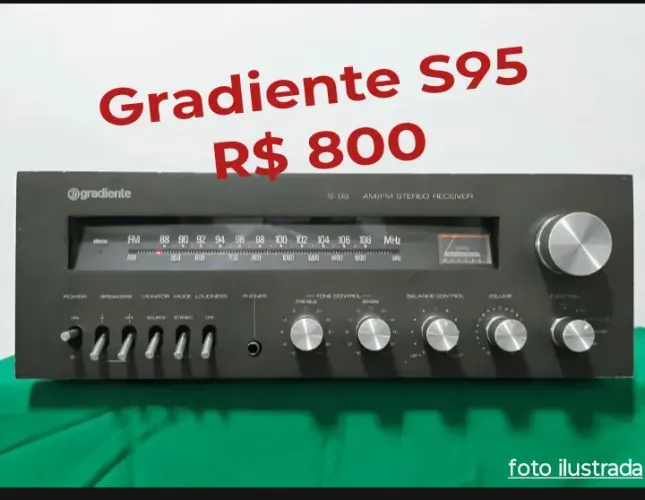 Gradiente S 95 tudo funcionando 