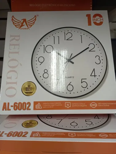 Relógio de parede Quartz Altomex 10polegadas